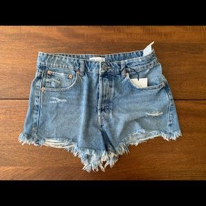 Zara cut off Jean shorts new 38 6